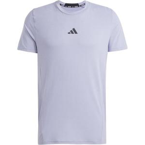 adidas Men’s Designed for Training Workout T-Shirt(Silver Violet)