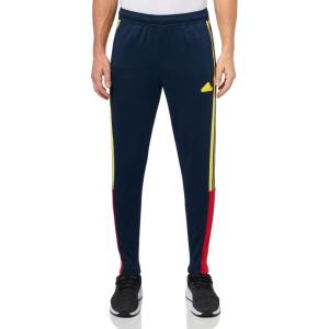 adidas Men’s House of Tiro Nations Pack Pants(Collegiate Navy/Impact Yellow/Better Scarlet)