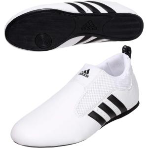 adidas Men’s Taekwondo Karate Martial Arts Shoes Adult Kids Women Contestant Trainers(White Black)