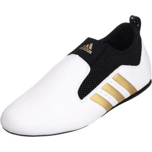 adidas Men’s Taekwondo Karate Martial Arts Shoes Adult Kids Women Contestant Trainers(White Gold)