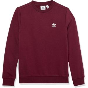 adidas Originals Kids’ Adicolor Crew Sweatshirt(Maroon/Clear Pink)