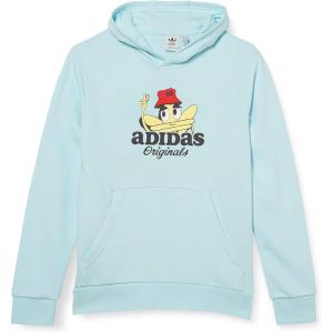 adidas Originals Kids’ Trefoil Hoodie(Almost Blue)