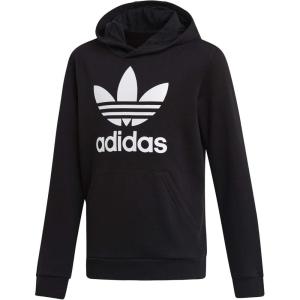adidas Originals Kids’ Trefoil Hoodie(Black/White)