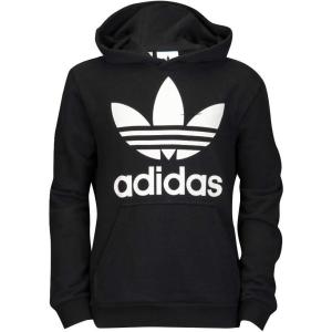 adidas Originals Kids’ Trefoil Hoodie(Core Black/White)