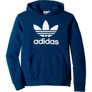 adidas Originals Kids’ Trefoil Hoodie(Legend Marine/White)