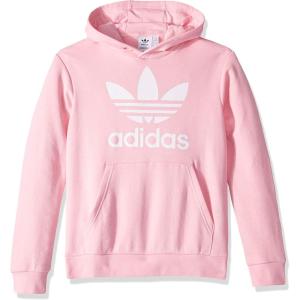 adidas Originals Kids’ Trefoil Hoodie(Light Pink/White)