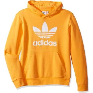 adidas Originals Kids’ Trefoil Hoodie(Real Gold S18/White)