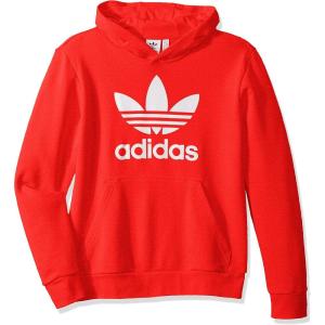adidas Originals Kids’ Trefoil Hoodie(Red/White)