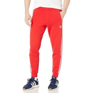 adidas Originals Men’s 3-stripes Pants(Vivid Red)