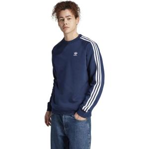 adidas Originals Men’s Adicolor Classics 3-Stripes Crew(Night Indigo)