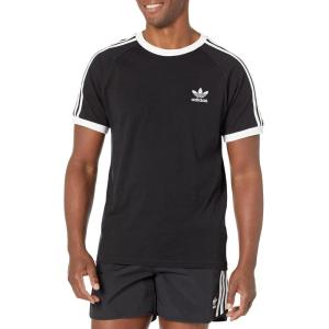 adidas Originals Men’s Adicolor Classics 3-Stripes T-Shirt(Black)