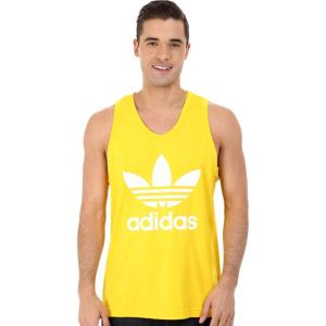 adidas Originals Men’s Adicolor Trefoil Tank Top(Equipment Yellow)