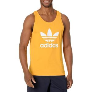 adidas Originals Men’s Adicolor Trefoil Tank Top(Gold)