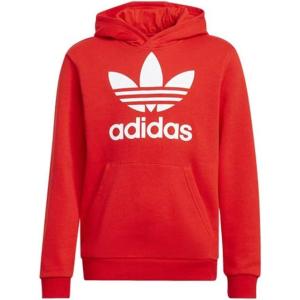 adidas Originals Men’s Trefoil Warm-up Hoodie(Red/White)