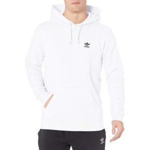 adidas Originals Men’s Trefoil Warm-up Hoodie(White/Black)