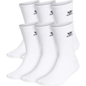 adidas Originals Trefoil (6-Pair) Crew Sock(White)