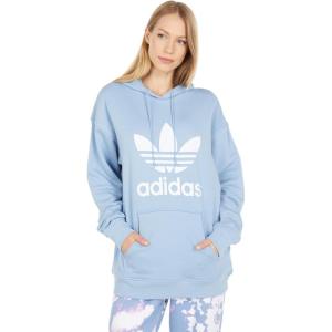 adidas Originals Women’s Adidas Adicolor Trefoil Hoodie(Ambient Sky)