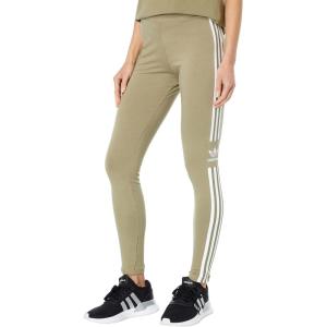 adidas Originals Women’s Loungewear Trefoil Tights(Orbit Green)