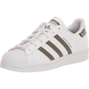 adidas Performance Superstar 2 CF I Basketball Fashion Sneaker(White/Olive Strata/White)