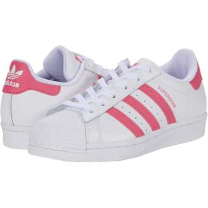 adidas Performance Superstar 2 CF I Basketball Fashion Sneaker(White/Super Pink/Core Black)