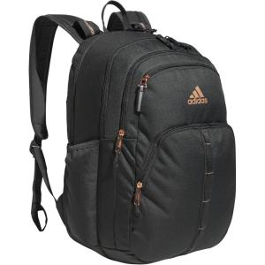 adidas Prime Backpack for Work, Travel Bag for Women and Men with Padded Compartment for Laptop, Black/White/2, One Size(Carbon Grey/Rose Gold/2)