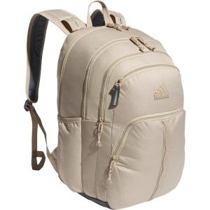 adidas Prime Backpack for Work, Travel Bag for Women and Men with Padded Compartment for Laptop, Black/White/2, One Size(Clay Brown/Onix Grey/2)