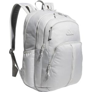 adidas Prime Backpack for Work, Travel Bag for Women and Men with Padded Compartment for Laptop, Black/White/2, One Size(Grey Two/Grey Four)