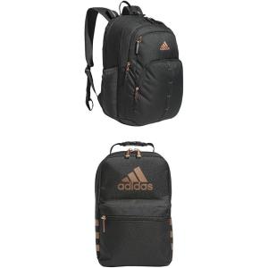 adidas Prime Backpack for Work, Travel Bag for Women and Men with Padded Compartment for Laptop, Black/White/2, One Size(Grey/Rose Gold + Grey/Rose Gold)