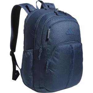 adidas Prime Backpack for Work, Travel Bag for Women and Men with Padded Compartment for Laptop, Black/White/2, One Size(Mineral Blue)
