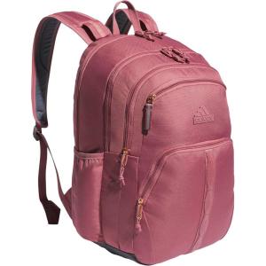 adidas Prime Backpack for Work, Travel Bag for Women and Men with Padded Compartment for Laptop, Black/White/2, One Size(Preloved Crimson/Rose Gold/2)