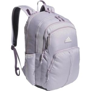 adidas Prime Backpack for Work, Travel Bag for Women and Men with Padded Compartment for Laptop, Black/White/2, One Size(Silver Dawn Grey/Onix Grey/2)