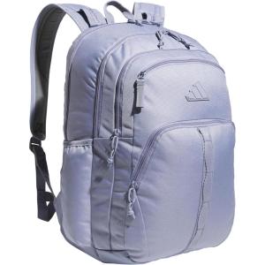adidas Prime Backpack for Work, Travel Bag for Women and Men with Padded Compartment for Laptop, Black/White/2, One Size(Silver Violet Purple/Grey Four)