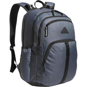 adidas Prime Backpack for Work, Travel Bag for Women and Men with Padded Compartment for Laptop, Black/White/2, One Size(Twill Onix Grey/Black)
