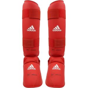 adidas Shin and Removable Instep Pads, WKF-Shin Pads for Karate and Instep Removable Unisex