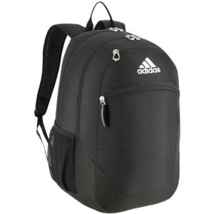 adidas Striker Team Sports Backpack for Soccer and More, Workout Bag for Men and Women, Black/3.0 (36L), One Size(Black/White)