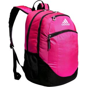 adidas Striker Team Sports Backpack for Soccer and More, Workout Bag for Men and Women, Black/3.0 (36L), One Size(Shock Pink/Black/White/2.0 (28l))