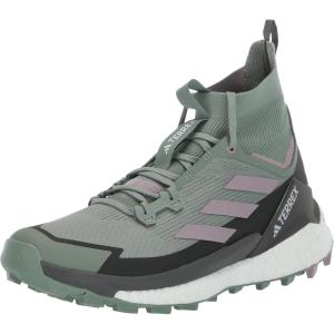 adidas Terrex Free Hiker 2.0 Hiking Shoes(Silver Green/Preloved Fig/Crystal Jade)