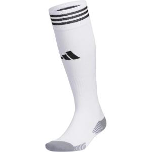 adidas Unisex Copa Zone Soccer Socks for Men and Women, Over The Calf(White/Black)