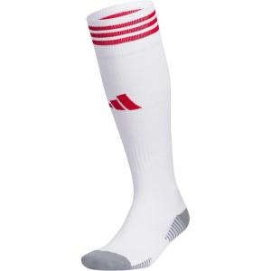 adidas Unisex Copa Zone Soccer Socks for Men and Women, Over The Calf(White/Team Power Red)