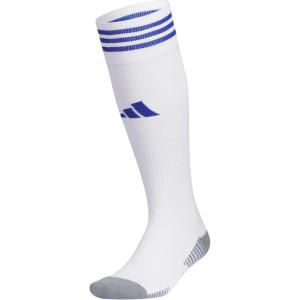 adidas Unisex Copa Zone Soccer Socks for Men and Women, Over The Calf(White/Team Royal Blue)
