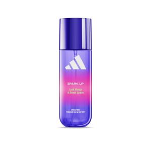 adidas Vibes Energy Drive Eau de Parfum 1.6 fl oz (Pack of 1), Notes of Fougere, Lavender, and Vanilla, Unisex Fragrance, Long Lasting, Sporty Fragrance, Travel Size(Body Mist – Spark Up)