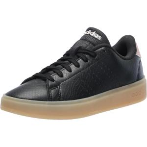 adidas Women’s Advantage 2.0 Sneaker(Black/Grey/Sandy Pink Met.)