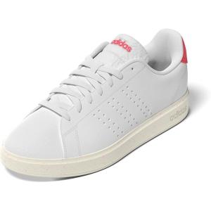 adidas Women’s Advantage 2.0 Sneaker(White/White/Lucid Red)