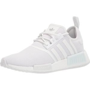 adidas Women’s NMD_r1 Sneaker(White/White/Silver Metallic)