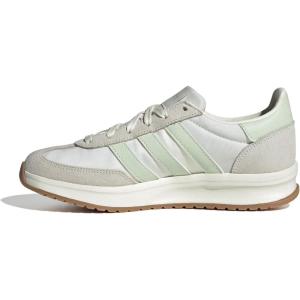 adidas Women’s Run 72 Sneaker(Off White/Linen Green/Gum)