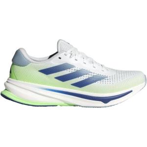 adidas Womens Supernova Rise(Cloud White/Wonder Blue/Green Spark)