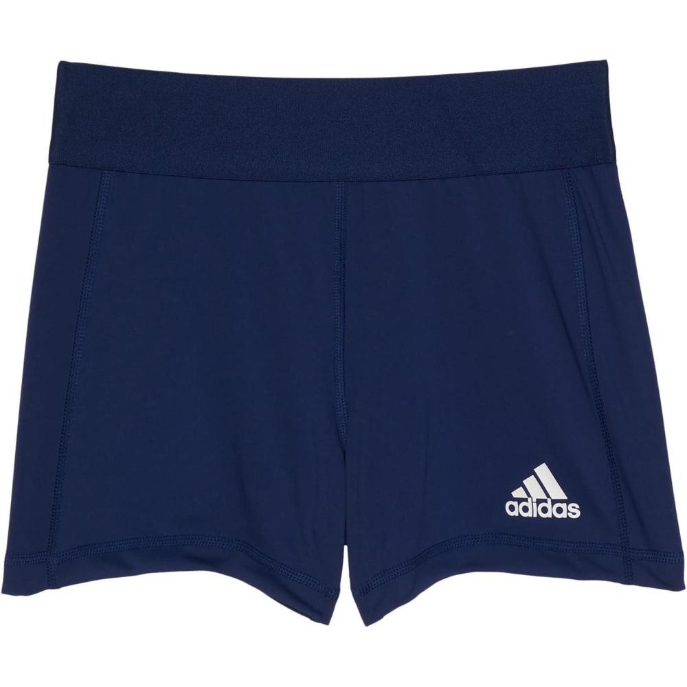 imageadidas Girls 4 Inch Short TightsTeam Navy BlueWhite