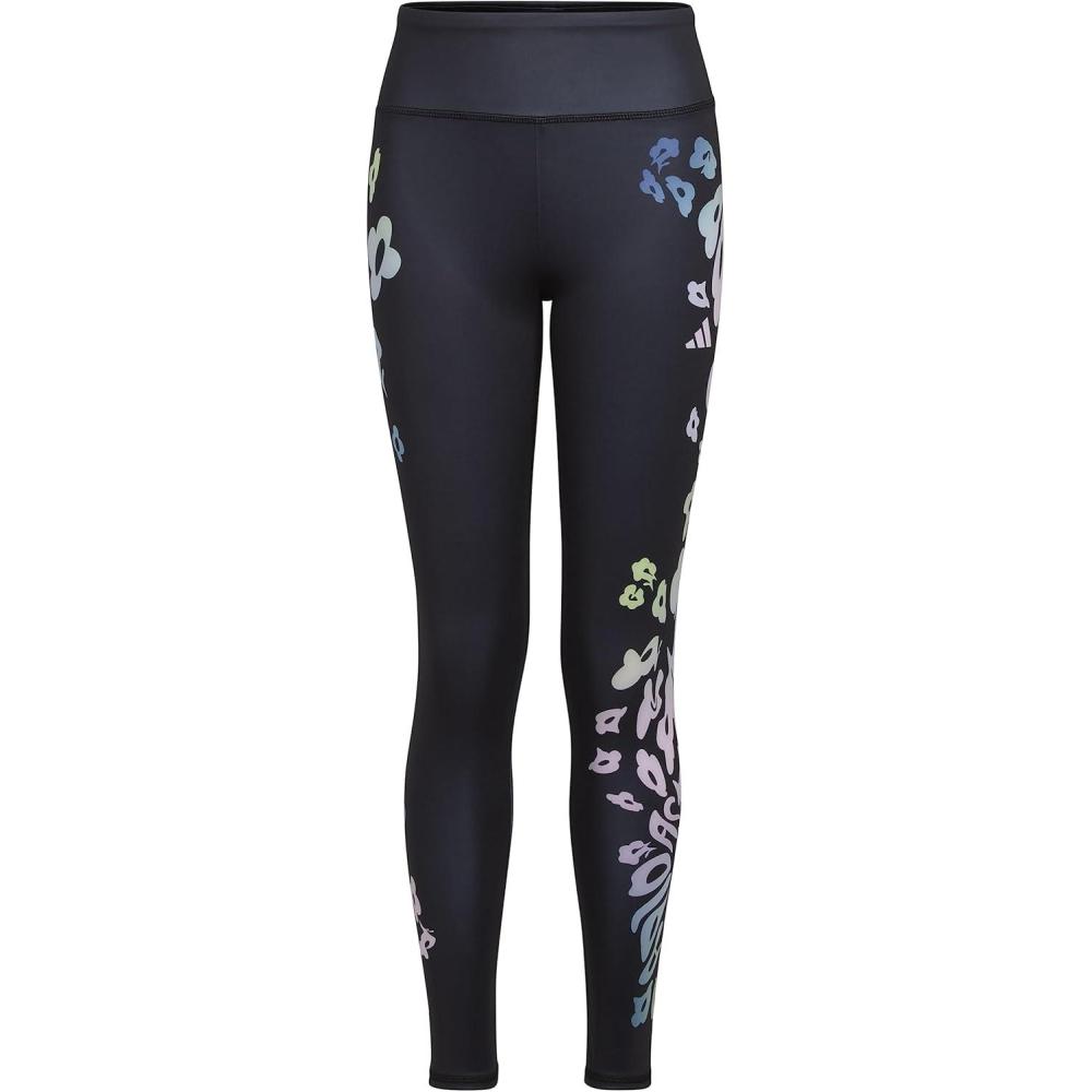 imageadidas Girls Aeroready Performance Long TightsBlack With Multicolor