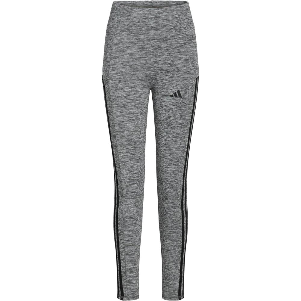 imageadidas Girls Aeroready Performance Long TightsDark Grey Heather