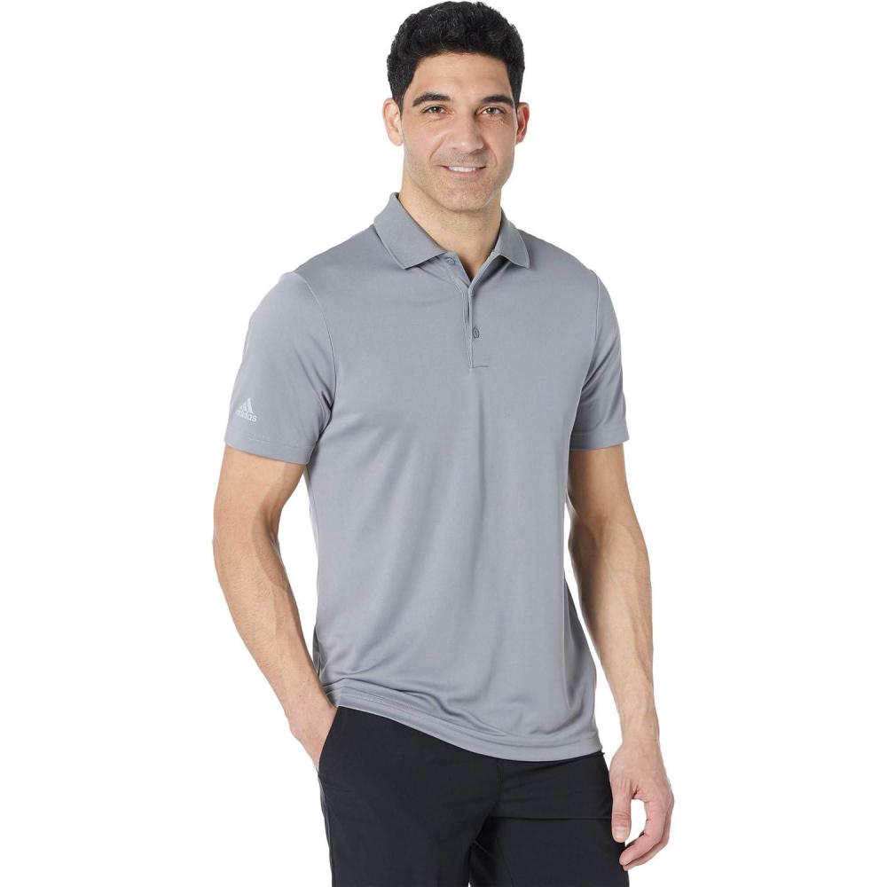 imageadidas Mens Adi Performance Polo ShirtGrey Three 23